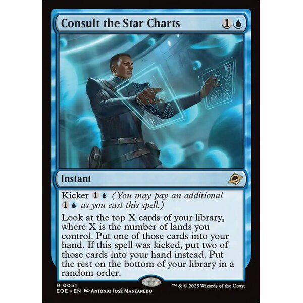 Magic: The Gathering Consult the Star Charts (051) Lightly Played