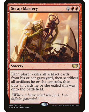Magic: The Gathering Scrap Mastery (38) Lightly Played
