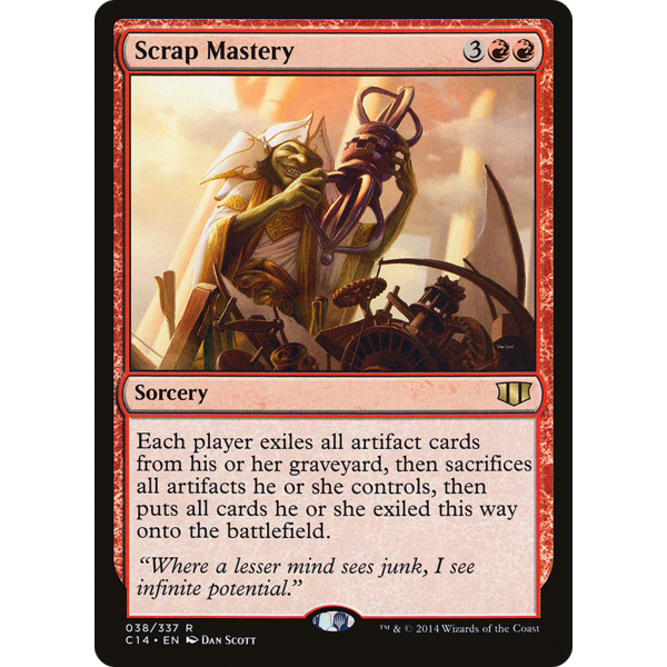 Magic: The Gathering Scrap Mastery (38) Lightly Played