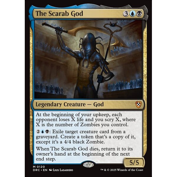 Magic: The Gathering The Scarab God (120) Lightly Played
