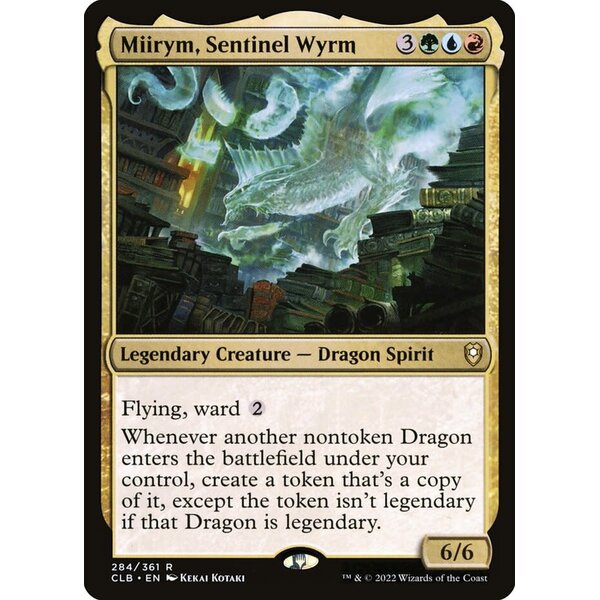 Magic: The Gathering Miirym, Sentinel Wyrm (284) Lightly Played