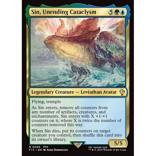 Magic: The Gathering Sin, Unending Cataclysm (Surge Foil) (095) Lightly Played