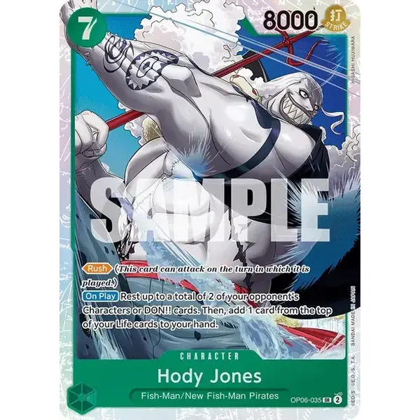 Bandai Hody Jones (OP06-035) Lightly Played
