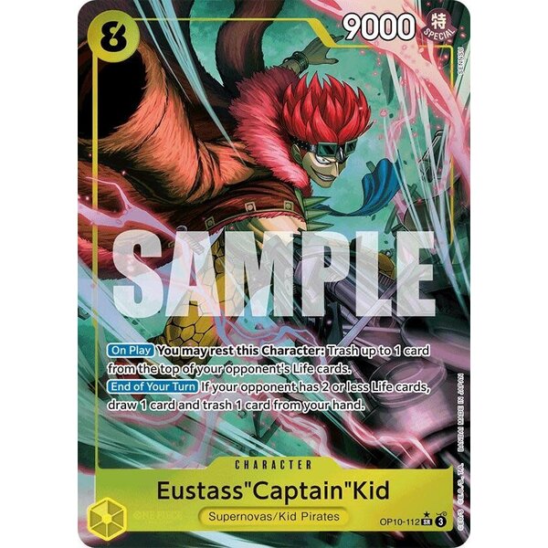 Bandai Eustass"Captain"Kid (Parallel) (112) Lightly Played