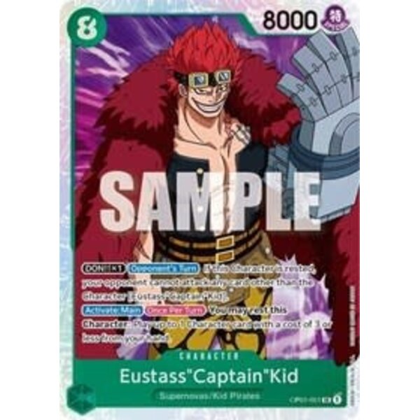 Bandai Eustass "Captain" Kid (OP01-051) Lightly Played