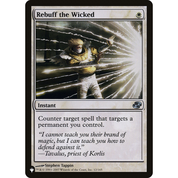 Magic: The Gathering Rebuff the Wicked (012) Lightly Played
