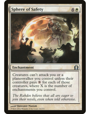 Magic: The Gathering Sphere of Safety (024) Lightly Played