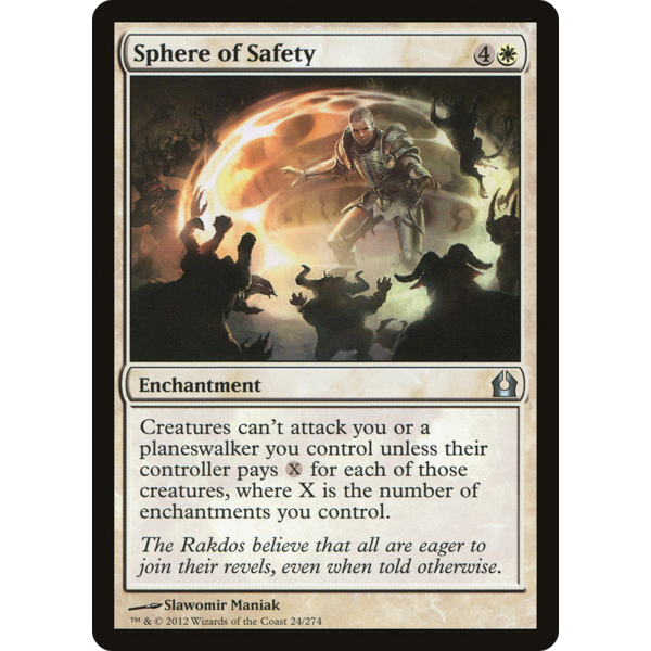 Magic: The Gathering Sphere of Safety (024) Lightly Played