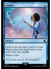 Magic: The Gathering Ponder (217) Lightly Played Foil