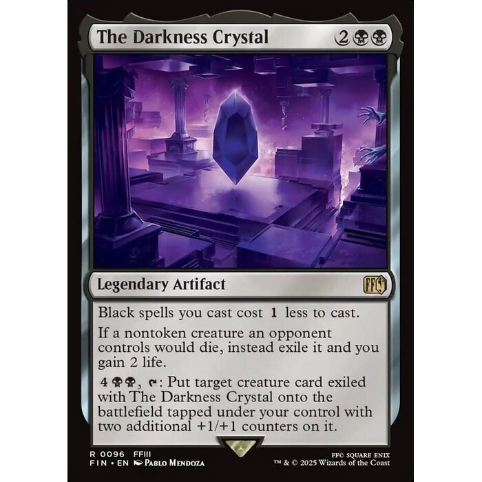 Magic: The Gathering The Darkness Crystal (096) Lightly Played