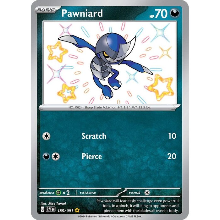 Pokemon Pawniard (185) Lightly Played Holofoil