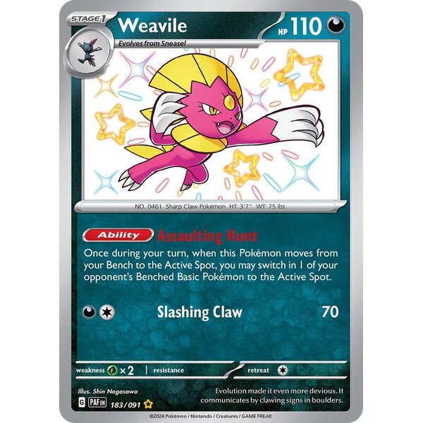 Pokemon Weavile (183) Lightly Played