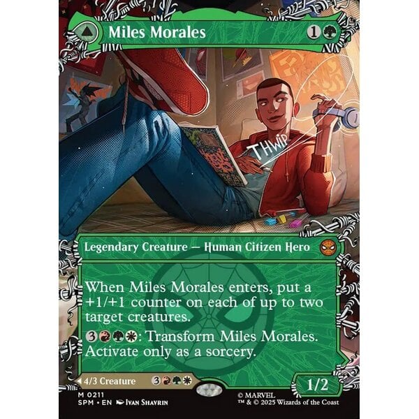 Magic: The Gathering Miles Morales (Borderless) (211) Lightly Played