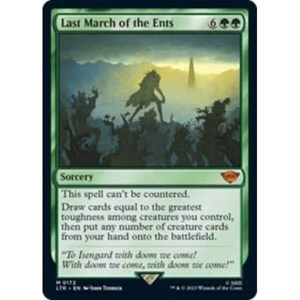 Magic: The Gathering Last March of the Ents (172) Lightly Played