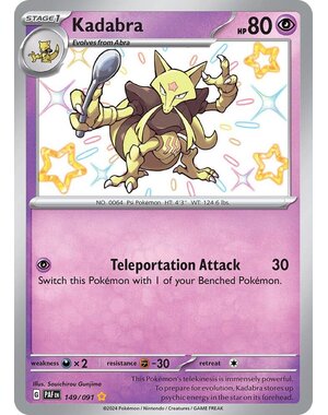 Pokemon Kadabra (149) Lightly Played Holofoil