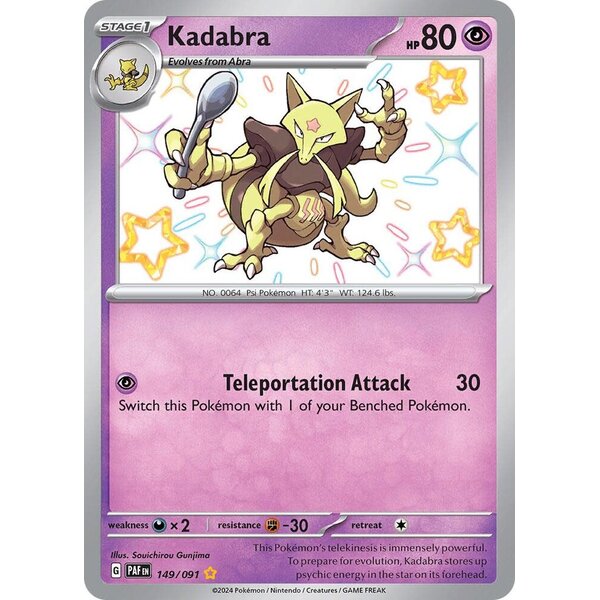Pokemon Kadabra (149) Lightly Played Holofoil