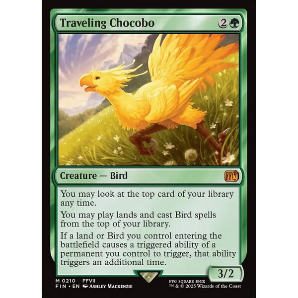 Magic: The Gathering Traveling Chocobo (210) Lightly Played