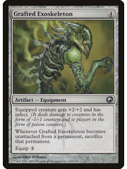 Magic: The Gathering Grafted Exoskeleton (162) Lightly Played Foil