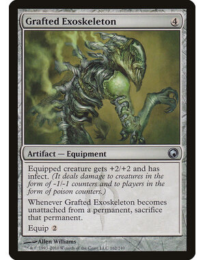 Magic: The Gathering Grafted Exoskeleton (162) Lightly Played Foil