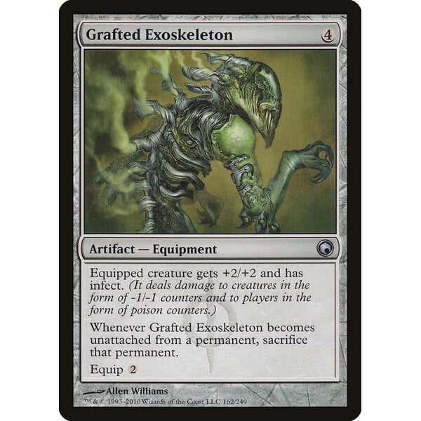 Magic: The Gathering Grafted Exoskeleton (162) Lightly Played Foil