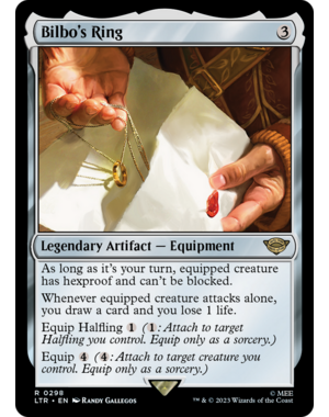 Magic: The Gathering Bilbo's Ring (298) Lightly Played