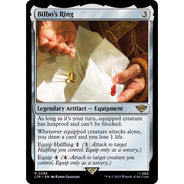 Magic: The Gathering Bilbo's Ring (298) Lightly Played