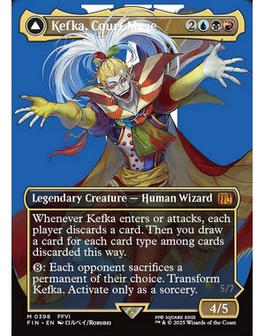 Magic: The Gathering Kefka, Court Mage (Borderless) (398) Near Mint