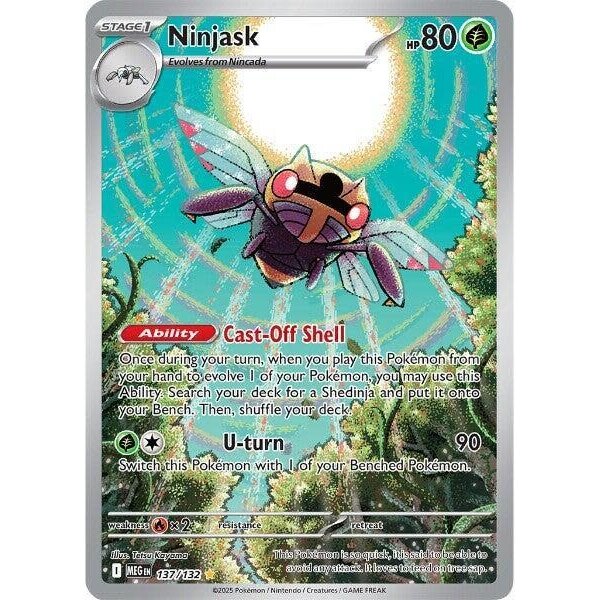 Pokemon Ninjask (137) Lightly Played Holofoil