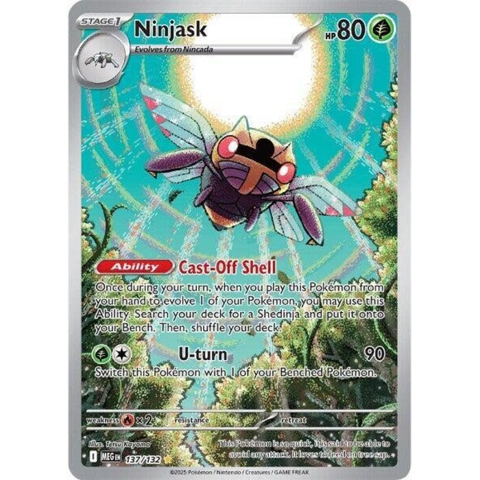 Pokemon Ninjask (137) Lightly Played Holofoil