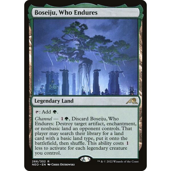 Magic: The Gathering Boseiju, Who Endures (266) Lightly Played