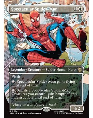 Magic: The Gathering Spectacular Spider-Man (Borderless) (014) Lightly Played Foil