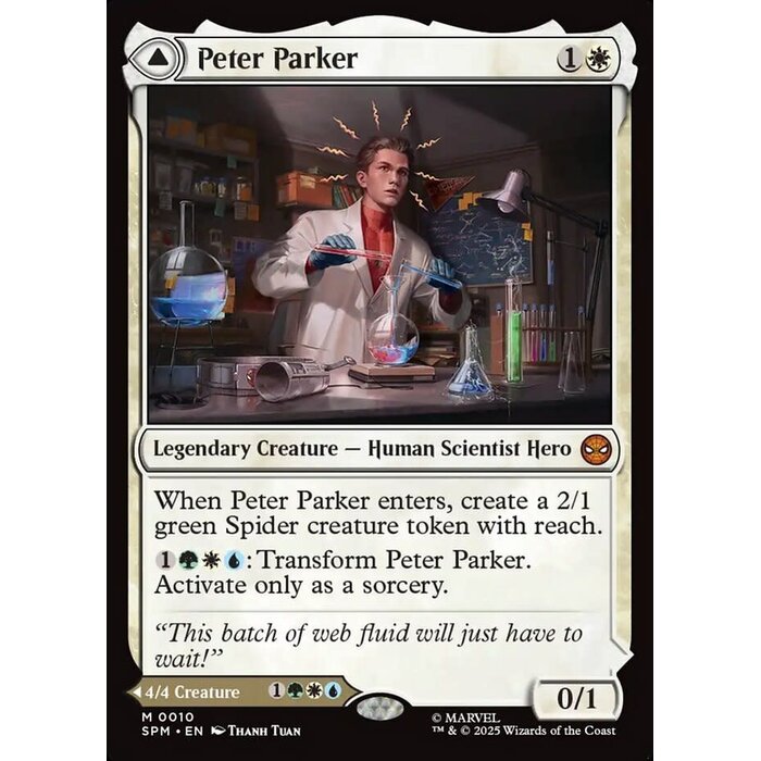 Magic: The Gathering Peter Parker (010) Lightly Played Foil