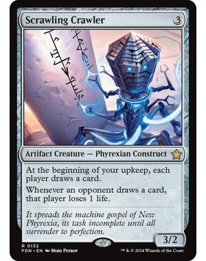 Magic: The Gathering Scrawling Crawler (132) Lightly Played