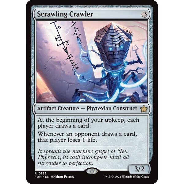 Magic: The Gathering Scrawling Crawler (132) Lightly Played