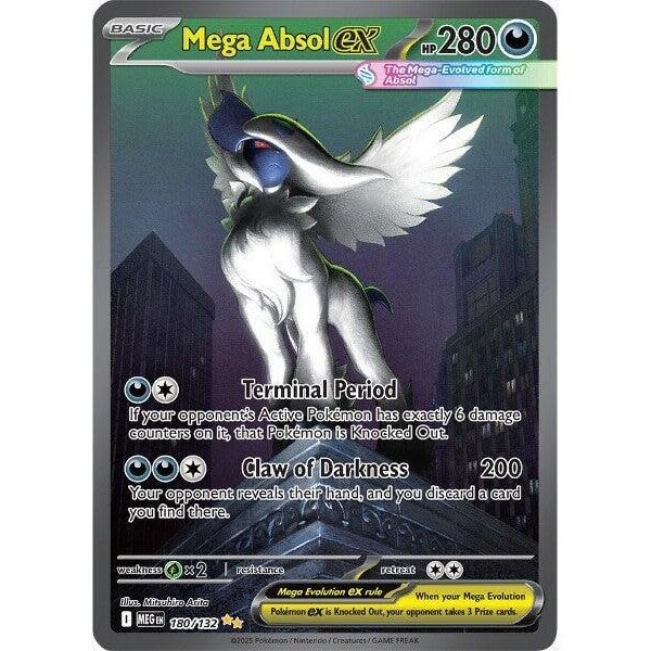 Pokemon Mega Absol ex (180) Near Mint Holofoil