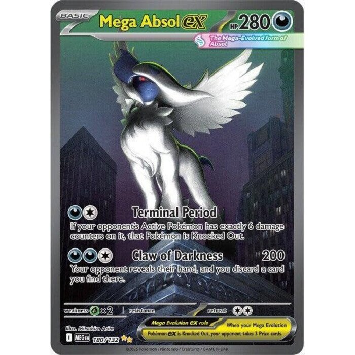 Pokemon Mega Absol ex (180) Near Mint Holofoil