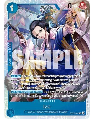 Bandai Izo  (ST22-002) Lightly Played Foil
