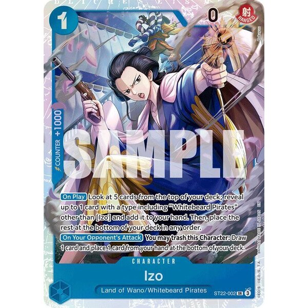 Bandai Izo  (ST22-002) Lightly Played Foil