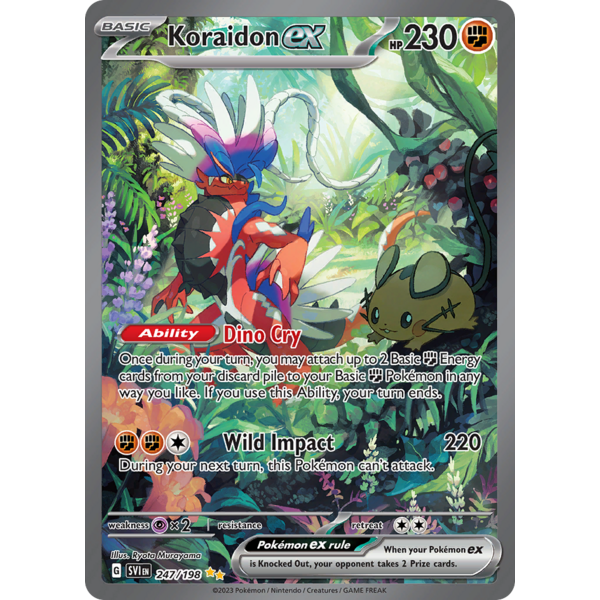 Pokemon Koraidon ex (247) Near Mint Holofoil