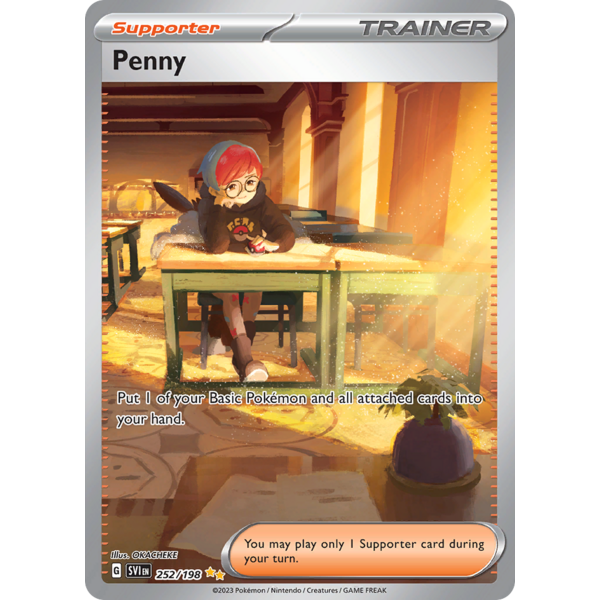 Pokemon Penny (252) Lightly Played Holofoil