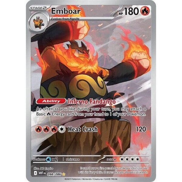 Pokemon Emboar (098) Lightly Played
