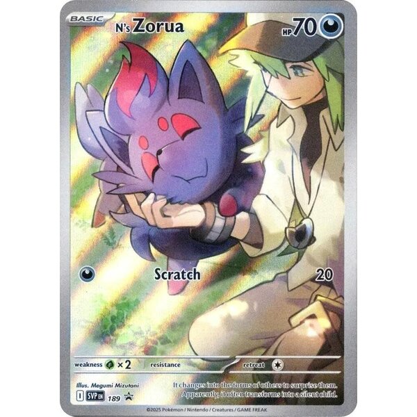 Pokemon N's Zorua (189) Lightly Played Holofoil