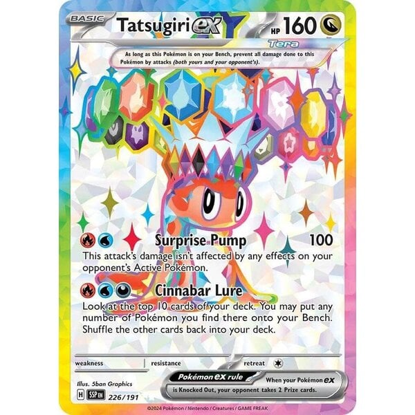 Pokemon Tatsugiri ex (226) Lightly Played Holofoil