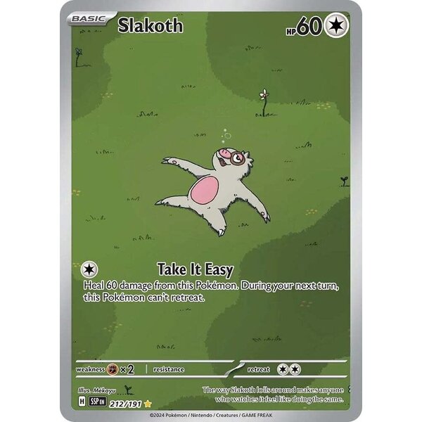 Pokemon Slakoth (212) Lightly Played Holofoil