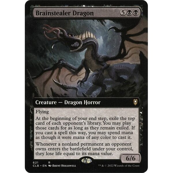 Magic: The Gathering Brainstealer Dragon (Extended Art) (621) Lightly Played