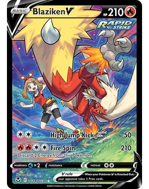 Pokemon Blaziken V (TG14) Lightly Played