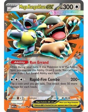 Pokemon Mega Kangaskhan ex  (104) Lightly Played Holofoil