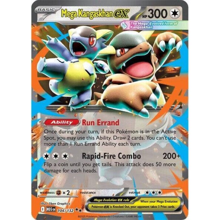 Pokemon Mega Kangaskhan ex  (104) Lightly Played Holofoil
