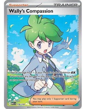 Pokemon Wally's Compassion (176) Lightly Played