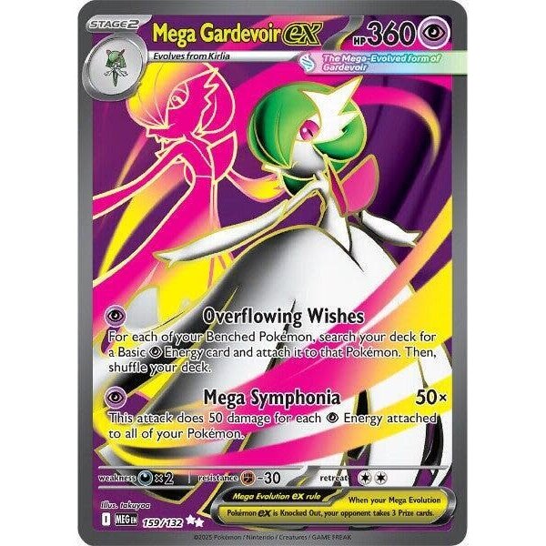 Pokemon Mega Gardevoir ex (159) Lightly Played